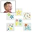 Fun Express Glow-In-The-Dark Star Tattoos 72 Pieces Toy