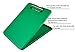 Saunders Green SlimMate Plastic Storage Clipboard with Low Profile Clip for Portable Mobile Organization (00561), Letter