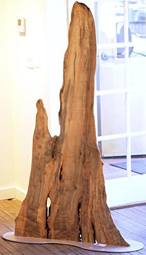 The Summit - Original Wood Art Contemporary Floor Sculpture Wooden Lodge Decor Modern Nature Art by Renowned Artist Adam Schwoeppe
