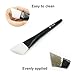 Psyche Angled Facial Mask Application Brush for Applying Facial Mask, Eye Mask,Peel, Serum or DIY Needs (Black)