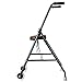 HomCom Folding Aluminum Medical Rollator Walker - Dark Green