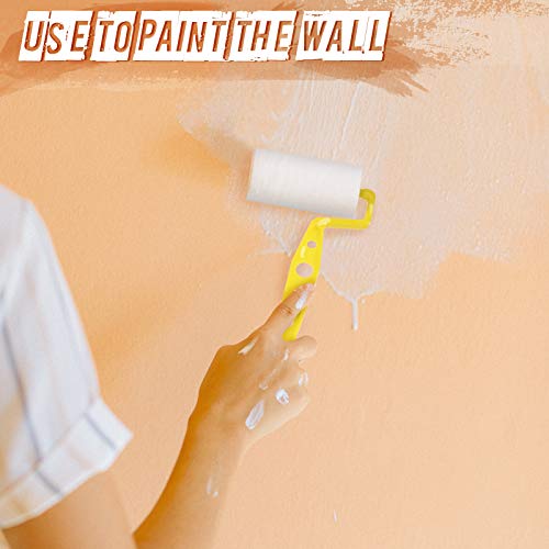 Geiserailie 11 Pcs Foam Paint Roller 3inch Trim Roller Refills with 3