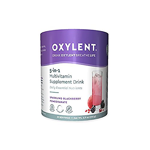 Oxylent 5-in-1 multivitamin sparkling blackberry pomegr…