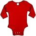 Earth Elements Baby Long Sleeve Bodysuit 3-6 Months Red