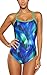 ALove Women's Printed Athletic One Piece Swimsuit Sports Swimwear Training Suit