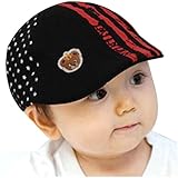 Voberry® Baby Boy Kids Toddler Beret Cabbie Flat Peaked Hat river Cap
