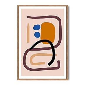 signwin Framed Canvas Wall Art Boho Decor Illustration...