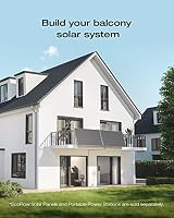 EF ECOFLOW PowerStream Balcony Solar System 2x400W Panels Microinverter WiFi view 8
