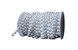 10 mm Large Pearls Faux Crystal Beads by the Roll - White