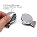 CMS Magnetics - (4-Pack Clips Silver) Super Strong Colorful Ceramic Magnets for Dry Erase Whiteboards, Bulletins, Refrigerator, Office, Kitchen, School, Classroom