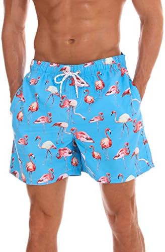 Men's Swim Trunks with Mesh Lining Short Bathing Suit Quick Dry Boardshorts with Pockets