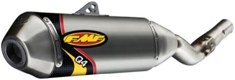 FMF Racing Q4 Aluminum/Steel Spark Arrestor Slip-On Exhaust for Kawasaki 2003-0