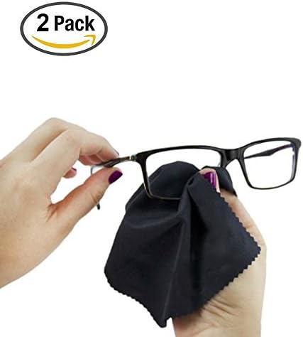 Microfiber Cleaning Cloths - For All Lenses and Other Delicate Surfaces 7x7" (2 pack)