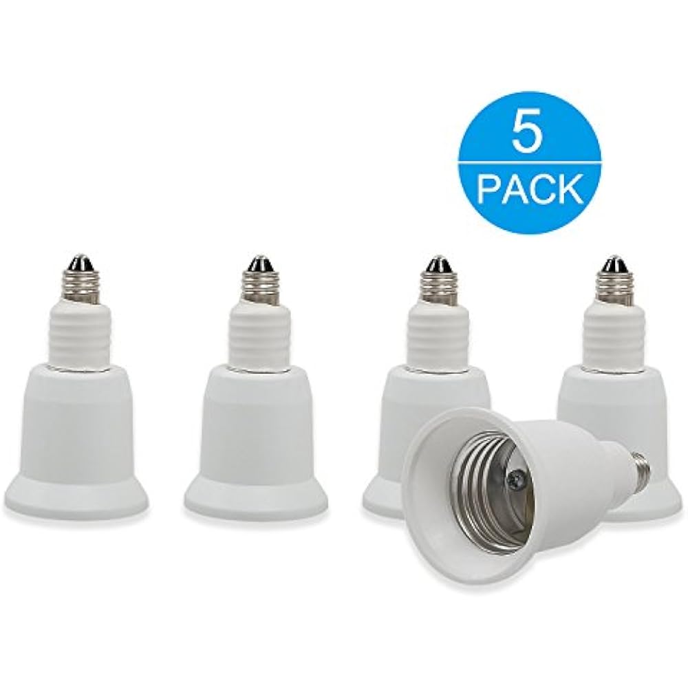 E11 Light Sockets To E26 E27 Adapter Converter,Mini Candelabra Base