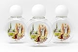 3 Lourdes Water Bottles Filled with Lourdes Holy