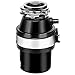Goplus Garbage Disposal with Cord, 1.0HP 2600RPM Compact Continuous Feed Household Garbage Disposal, Kitchen Food Waste Disposer