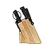 Ronco KN3005BLGEN Rocker Knife & Block Set, 20 Piece, Brown/Black