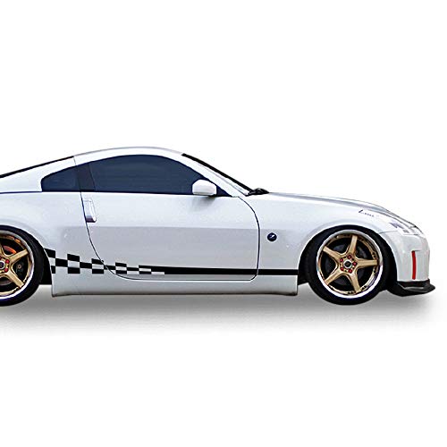 Metal Replacement Badge Kit For Nissan 350Z / Fairlady Z33 - Chrome Silver Emblems (Front, Rear, Fenders)