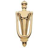 Baldwin 0106.003 French Door Knocker, Lifetime Polished Brass
