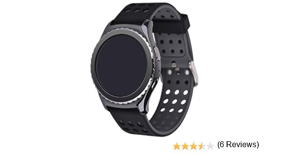 Greatfine Reloj Smart Watch 22mm Silicona Banda de Reloj de la ...