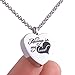MICHLEY Always in My Heart Urn Locket Jewelry Memorial Necklace Stainless Steel Silver