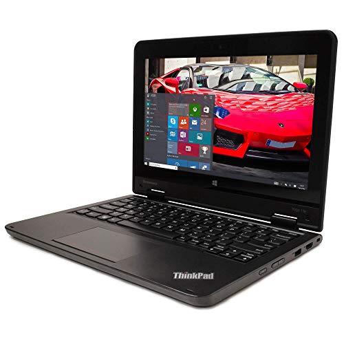 Lenovo Thinkpad Yoga 11e Laptop 11.6" Touchscreen PC Intel Quad Core Processor 128GB Solid State Drive 4GB DDR3 RAM, HD Webcam, LED, HDMI, Bluetooth, Windows 10 Home (Renewed)