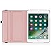 Fintie Rotating Case for iPad 6th / 5th Generation (2018/2017), iPad Air 2 / Air 1 (9.7 Inch) - 360 Degree Rotating Stand Cover Auto Sleep Wake, Rose Gold