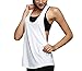 Cabales Women's Flowy Racerback Tank Top Ladies Yoga Fitness Racerback Shirt,5 Pack,Large