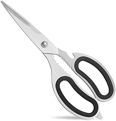 Heavy Duty Kitchen Shears, Multi-Purpose Utility Scissors - Stainless Steel Sharp Blade for Poultry,Meat,Chicken,Fish,Nuts,Herbs