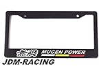 x1 MUGEN POWER Racing License Plate Frame For Honda Civic Accord SI RSX DC5 DC2