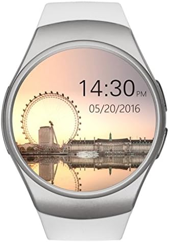 Superwatch Bluetooth Wrist Smart Watches with Camera Heart Rate Support SIM TF Card for IOS iPhone Android Samsung Sony LG Smart Phones (White)