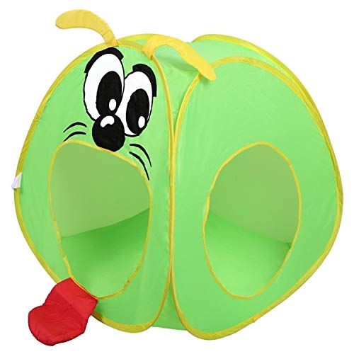 Big Mouth Caterpillar Tent 2pc Popup Children Play Tunnel Kids