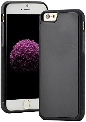 iPhone 5 5S SE Anti-Gravity Selfie Case, BEoffer Antigravity Nano Adsorption Suction Shockproof Rugged Hybrid Rubber Hard Apple Phone Magical Back Cover Lightweight Adsorbed Wall Window Desk(Black)