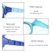 Kids Glasses Oval Frame tr90 Flexible Eyeglasses with Clear Square Lens for Boys Girls(Age 2-5)