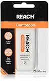 REACH Dentotape Waxed Tape, Unflavored 100 Yards (Pack of 6)