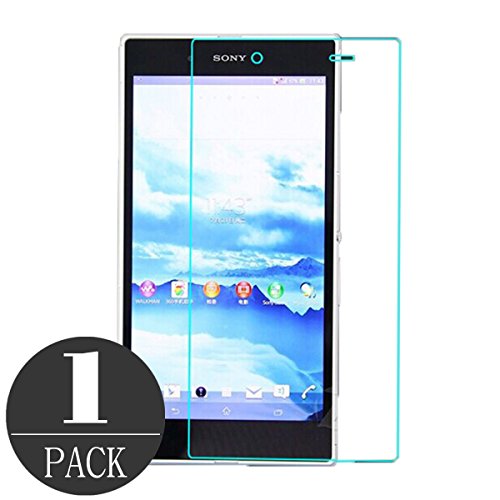 Sony Xperia Z Ultra XL39H Screen Protector, iCoverCase Premium [Ultra-clear] Tempered Glass Screen Protector Film for Sony Xperia Z Ultra XL39H C6833 (1 pack)