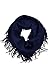 BASICO Warm Knit Scarfs for Women Winter Infinity Scarf Navy Circle Loop Scarves