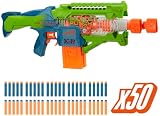 Nerf Elite 2.0 Double Punch Motorised Dart Blaster 50 Darts Two Clips view 2