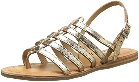 Les Tropeziennes Par M Belarbi Womens Heripo Leather Multi-Strap Toe Post Sandals Yellow Size 40