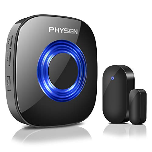 Door Chime Wireless Door Sensor PHYSEN CW1TB Window Alarm Door Open