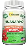 Huanarpo Macho Powder Capsules - 1000mg Max Strength - Pure Huanarpo (Jatropha Macrantha) Male Enhancing Supplement - Anti-Inflammatory Antioxidant Enhancement Pills - 120 Capsules