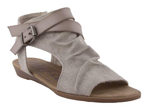 Blowfish Women's Balla Wedge Sandal (10 B(M) US, Birch Rancher Canvas)