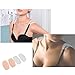 SERMICLE Bra Strap Cushions Holder,Vekey Silicone Non-slip Pliable Shoulder Protectors Pads Bra Cushions Pads 4 Pairs (Beige and White)