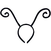 ALVOGIMOR Spiral Antenna Headband, Butterfly Costume Accessory Headpiece, Halloween Fun Party Novelty Hair Band,Bug Ladybug Bee Cosplay Accessories Black