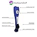 MadSportsStuff Player Id Jersey Number Socks Over The Calf Length Royal and White
