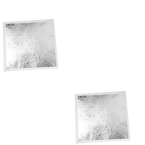 SEWACC 200pcs Foil Imitation Gilding Leaf Gold Foil for DIY Arts Crafts Decorations