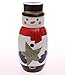 Moonmo Santa Claus Russian Nesting Dolls Snowman Nutcracker Christmas Dolls Handmade Painted Matryoshka Nesting Dolls (White Snowman&red Santa)