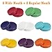 WishDirect 16 Pack Colored Plastic Mason Jar Canning Lids – 8 Wide Mouth & 8 Regular Mouth Ball Mason Lids