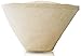 Hemp and Organic Cotton Cloth Coffee Filter by Pinyon Products - Reusable, Natural, Unbleached, Environmentally Friendly Cloth Cone Drip, pour-over Coffee Filter (Size 2; 4-6 Cups)