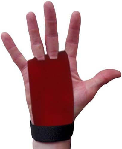 by WODFitters - Leather Hand Grips for Pull Ups, Chin Ups, Cross Training, Gymnastics, Weightlifting, Barbells and Kettlebells